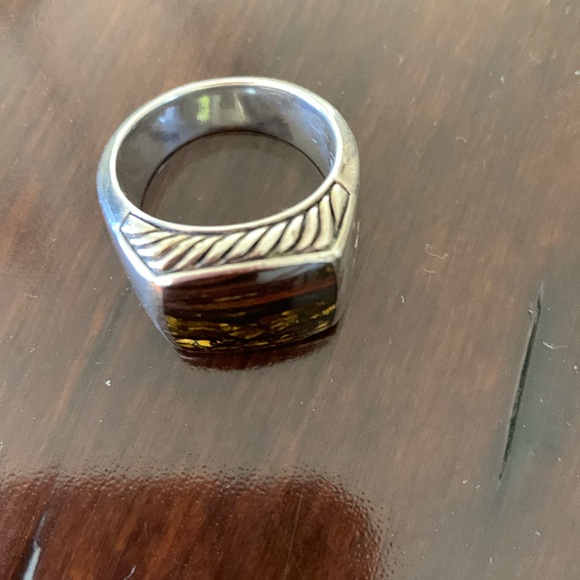 Men’s David Yurman tigers eye ring - Picture 4 of 5